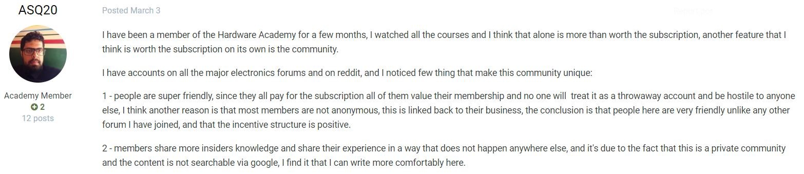 ForumTestimonial